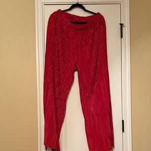 Red Women's Pants